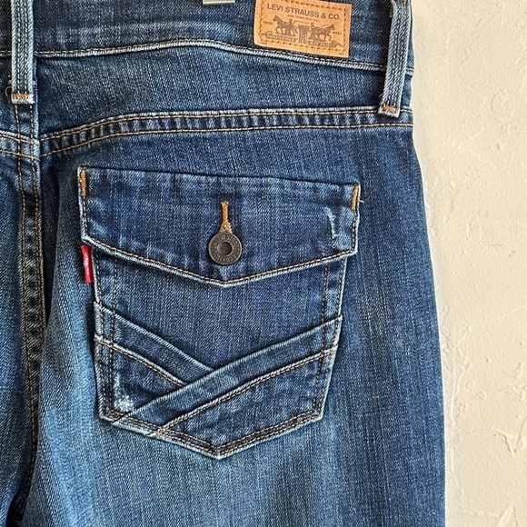 Levi’s Perfect Waist Boot Cut 525 Jeans Medium Wash Sz 10 Womens - Picture 8 of 12